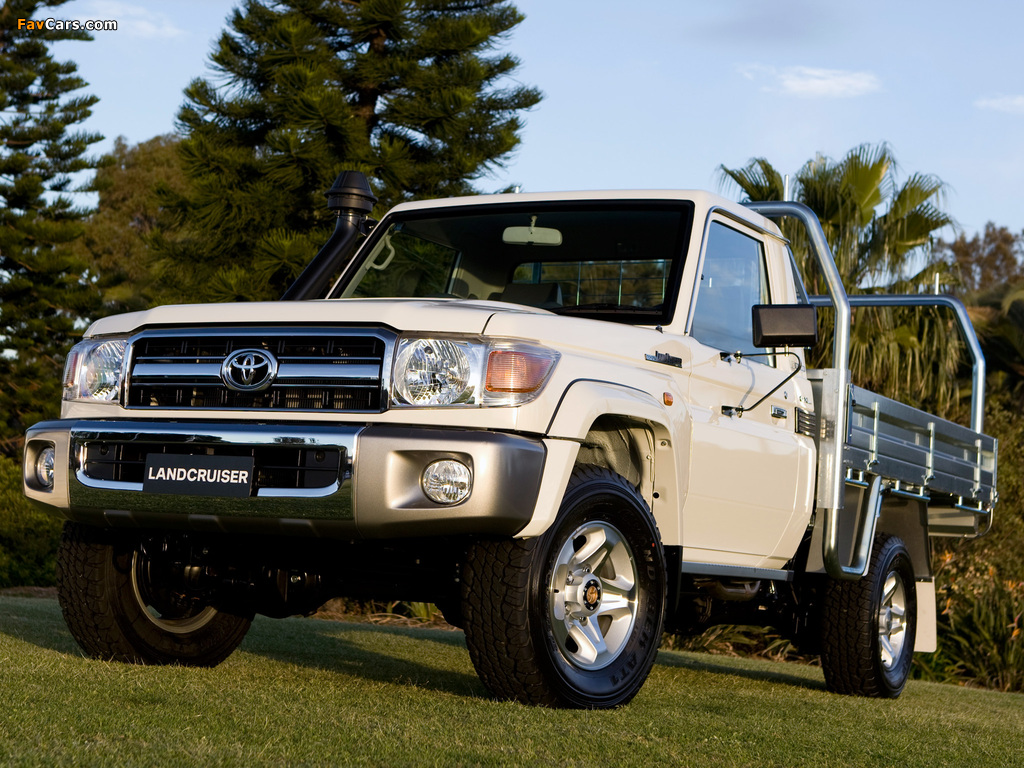 Images of Toyota Land Cruiser Cab Chassis GXL (J79) 2007 (1024 x 768)