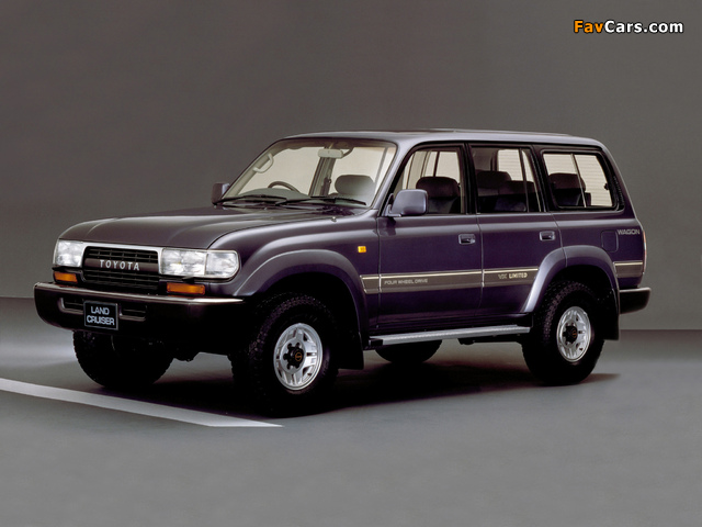 Images of Toyota Land Cruiser 80 Wagon VX-Limited JP-spec (HZ81V) 1989–92 (640 x 480)