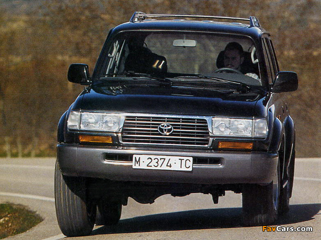 Photos of Toyota Land Cruiser 80 VX (HZ81V) 1995–97 (640 x 480)