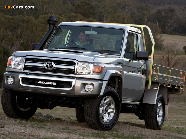 Photos of Toyota Land Cruiser Cab Chassis GXL (J79) 2007 (640 x 480)