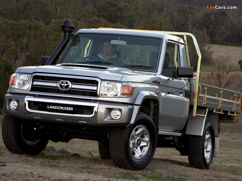 Photos of Toyota Land Cruiser Cab Chassis GXL (J79) 2007 (800 x 600)