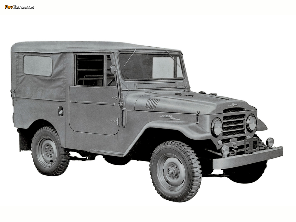 Pictures of Toyota Land Cruiser Canvas Top (FJ21KB) 1958–60 (1024 x 768)