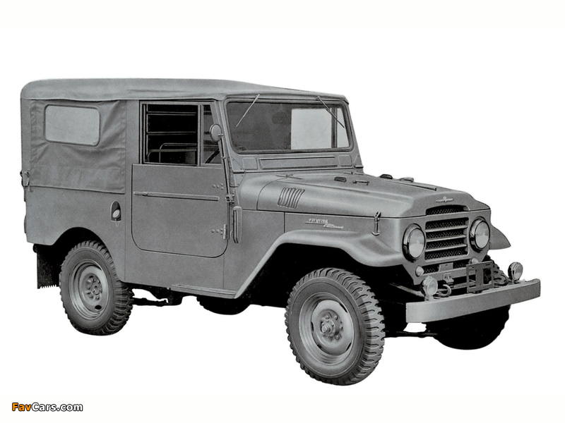 Pictures of Toyota Land Cruiser Canvas Top (FJ21KB) 1958–60 (800 x 600)