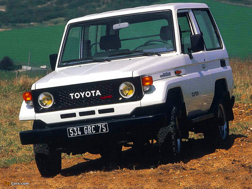 Pictures of Toyota Land Cruiser (BJ70V) 1984–90 (1024 x 768)
