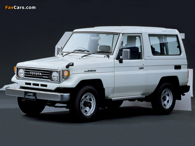 Pictures of Toyota Land Cruiser (HZJ73V) 1990–99 (640 x 480)
