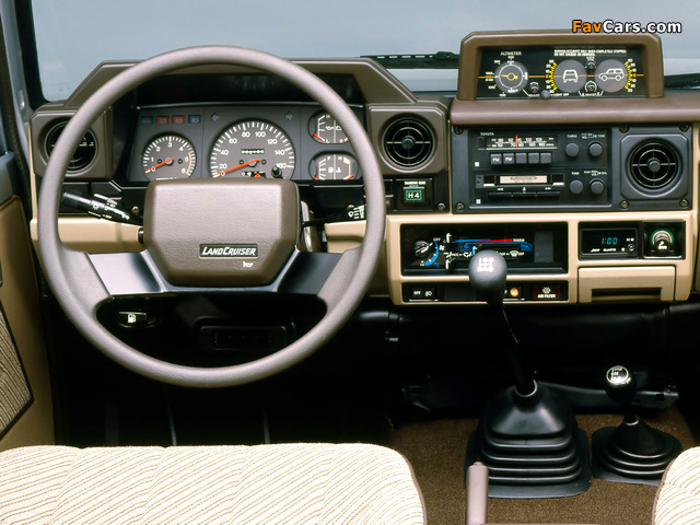 Toyota Land Cruiser (BJ70V) 1984–90 pictures (640 x 480)
