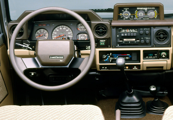 Toyota Land Cruiser (BJ70V) 1984–90 pictures