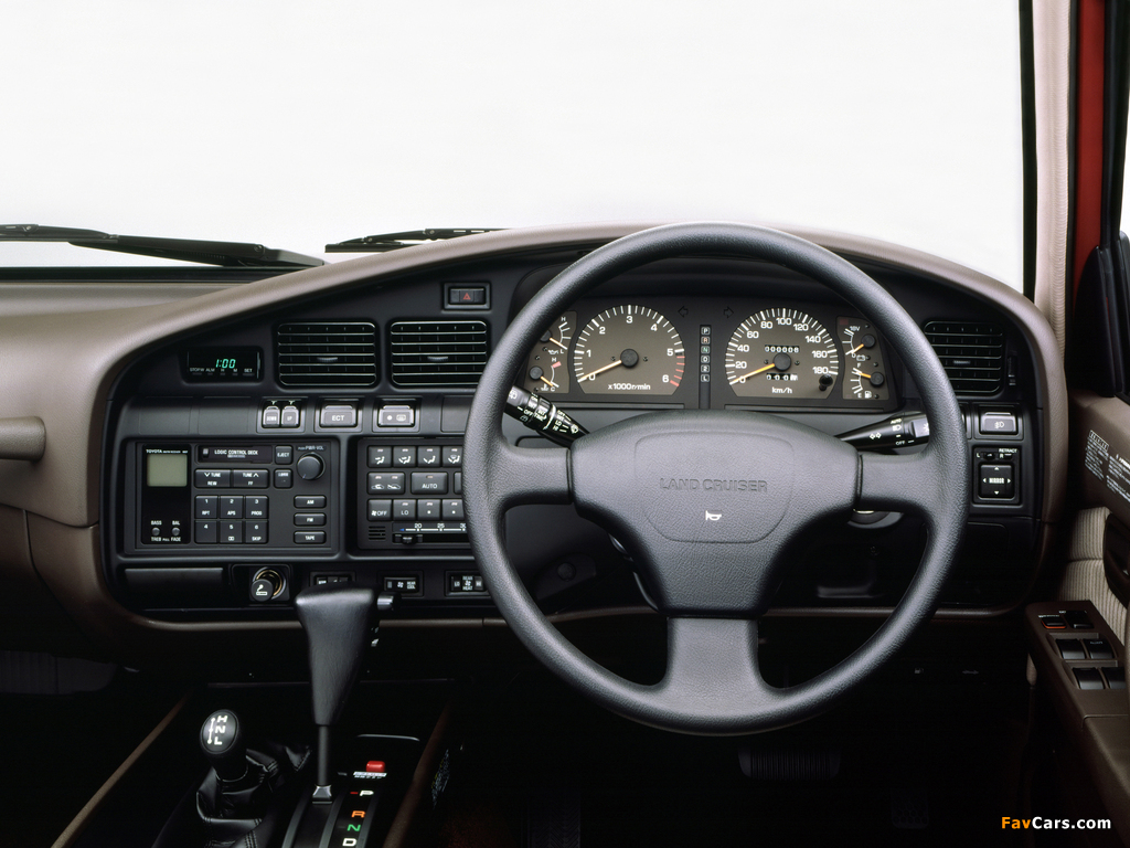 Toyota Land Cruiser 80 Wagon VX JP-spec (HZ81V) 1992–94 images (1024 x 768)