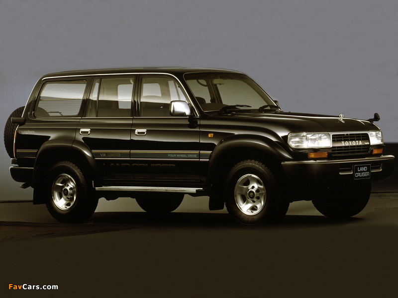 Toyota Land Cruiser 80 VAN VX-Limited Special Package JP-spec (HDJ81V) 1992–94 wallpapers (800 x 600)