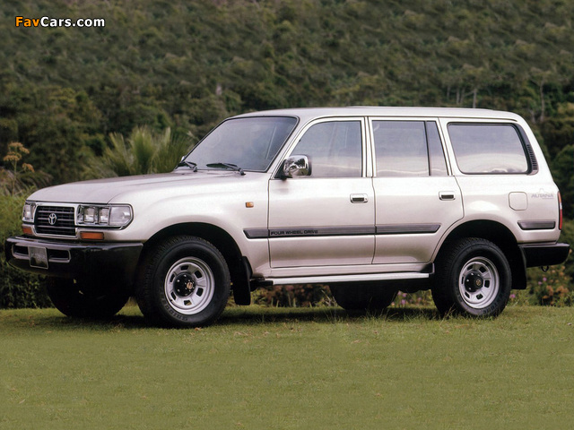 Toyota Land Cruiser 80 Autana STD 1995–2008 images (640 x 480)