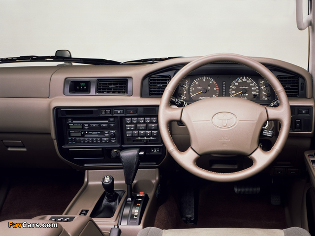 Toyota Land Cruiser 80 VAN VX-Limited JP-spec (HZ81V) 1995–97 images (640 x 480)
