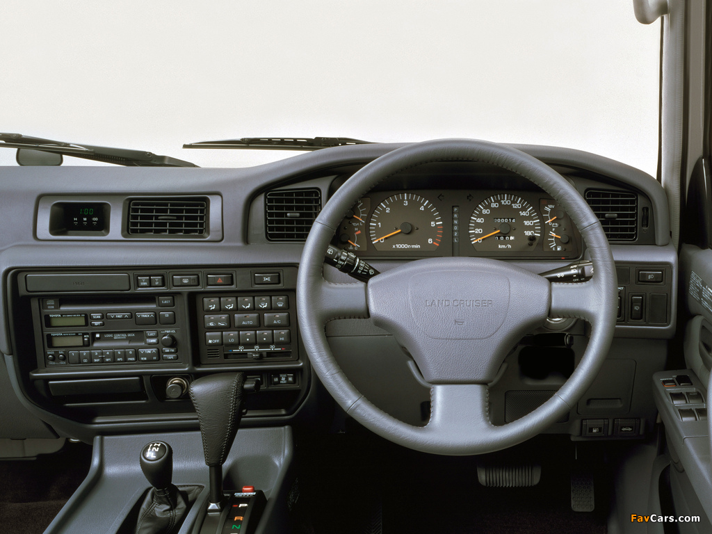 Toyota Land Cruiser 80 Wagon VX JP-spec (HZ81V) 1995–97 photos (1024 x 768)