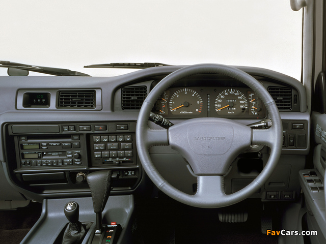 Toyota Land Cruiser 80 Wagon VX JP-spec (HZ81V) 1995–97 photos (640 x 480)