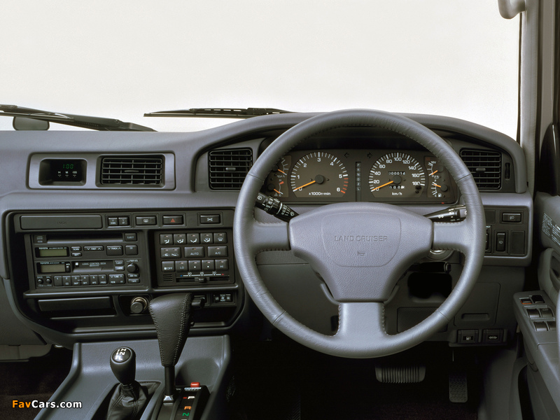 Toyota Land Cruiser 80 Wagon VX JP-spec (HZ81V) 1995–97 photos (800 x 600)