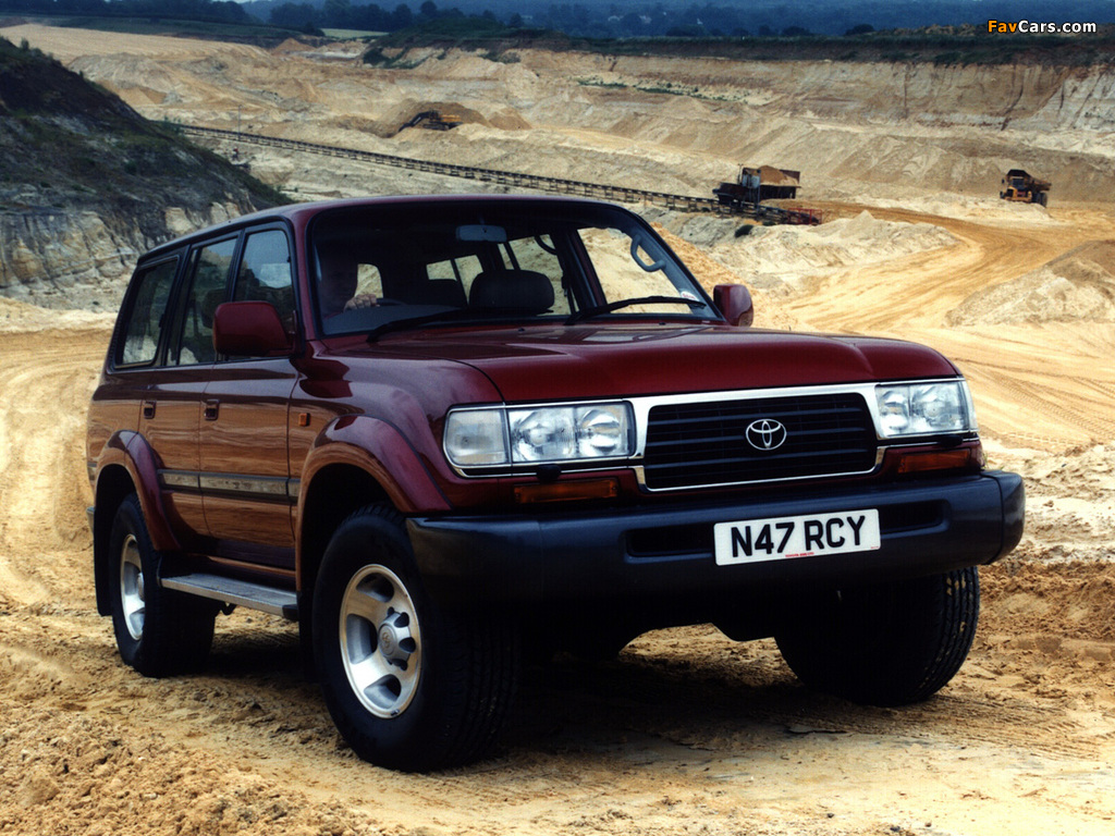 Toyota Land Cruiser 80 VX UK-spec (HZ81V) 1995–97 photos (1024 x 768)