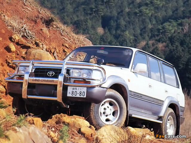 Toyota Land Cruiser 80 VAN VX JP-spec (HZ81V) 1995–97 pictures (640 x 480)