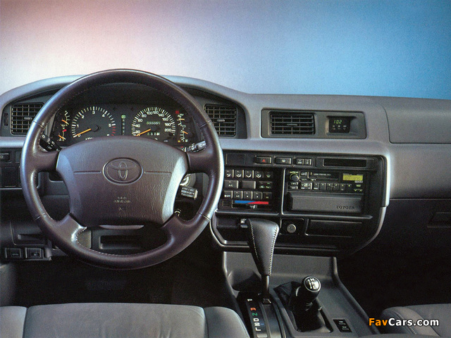 Toyota Land Cruiser 80 VX (HZ81V) 1995–97 wallpapers (640 x 480)