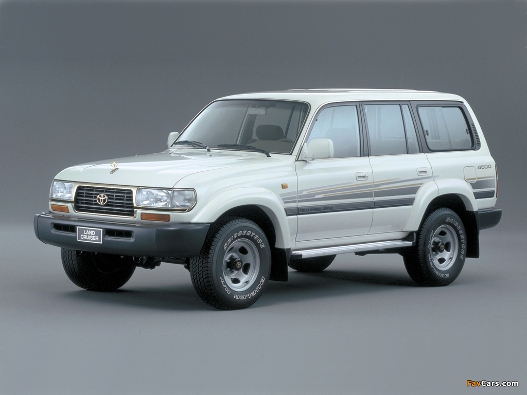 Toyota Land Cruiser 80 GX-R UAE-spec (FZJ80G) 1995–97 wallpapers (1024 x 768)