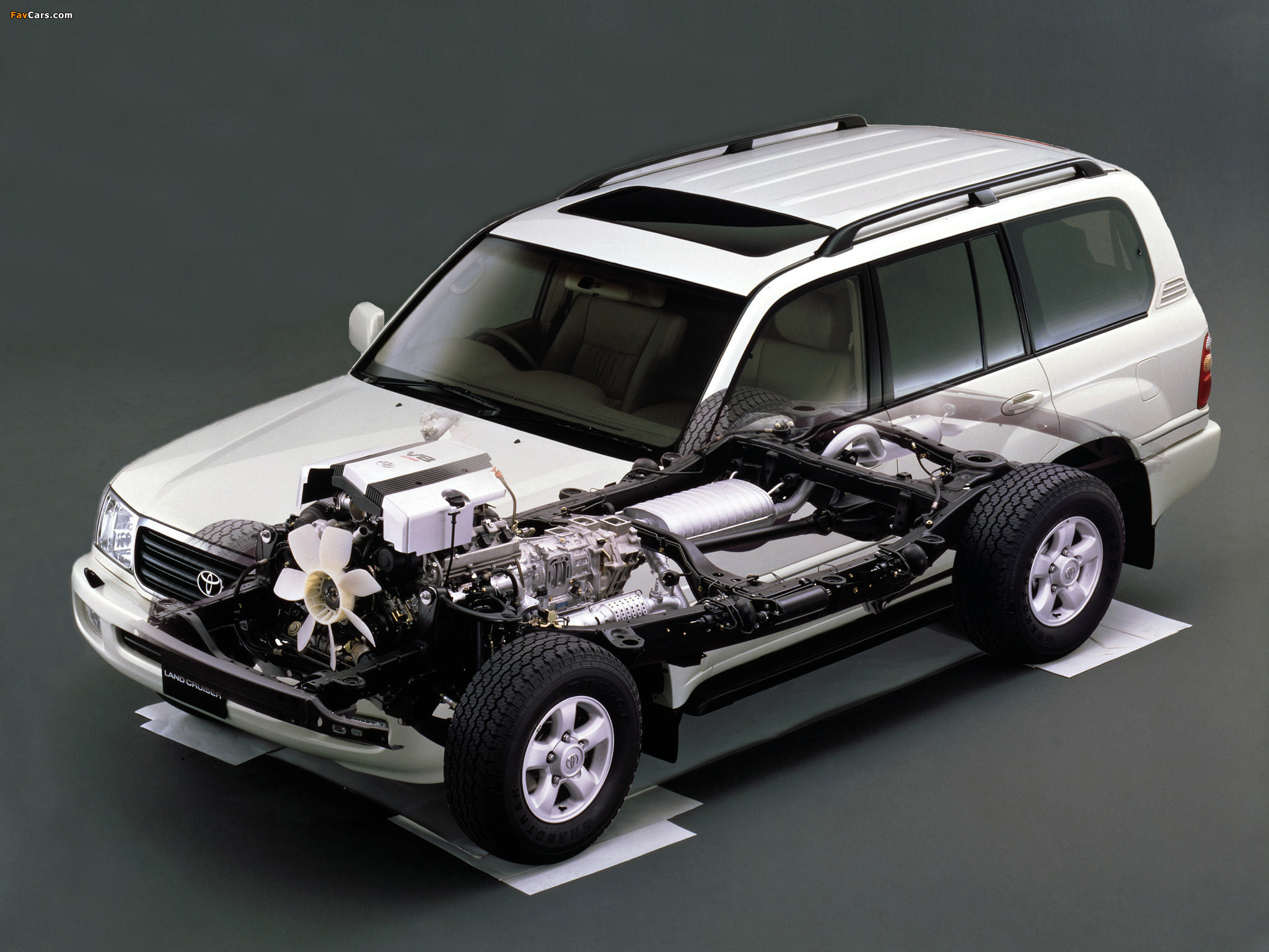 Toyota Land Cruiser 100 Wagon VX Limited G-Selection JP-spec (UZJ100W) 1998–2002 pictures (2048 x 1536)