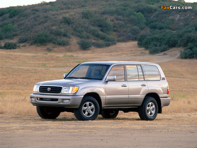 Toyota Land Cruiser 100 US-spec (UZJ100W) 1998–2002 wallpapers (640 x 480)