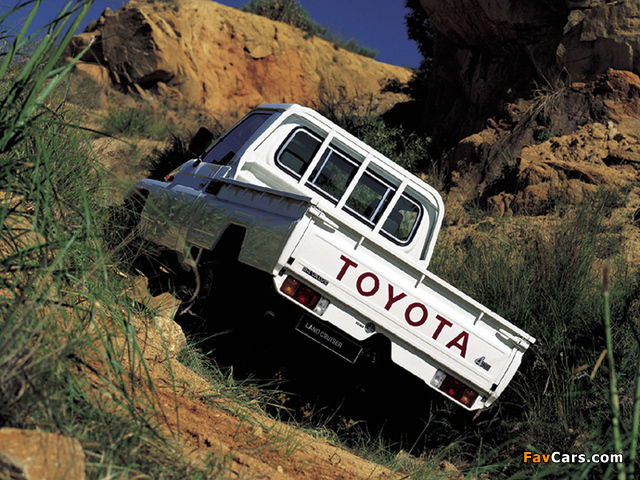 Toyota Land Cruiser Pickup ZA-spec (J79) 1999–2007 pictures (640 x 480)