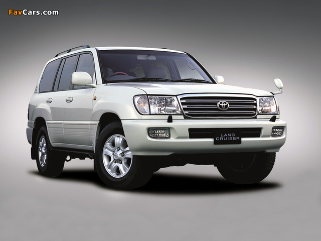 Toyota Land Cruiser 100 Wagon VX Limited JP-spec (J100-101) 2002–05 wallpapers (640 x 480)