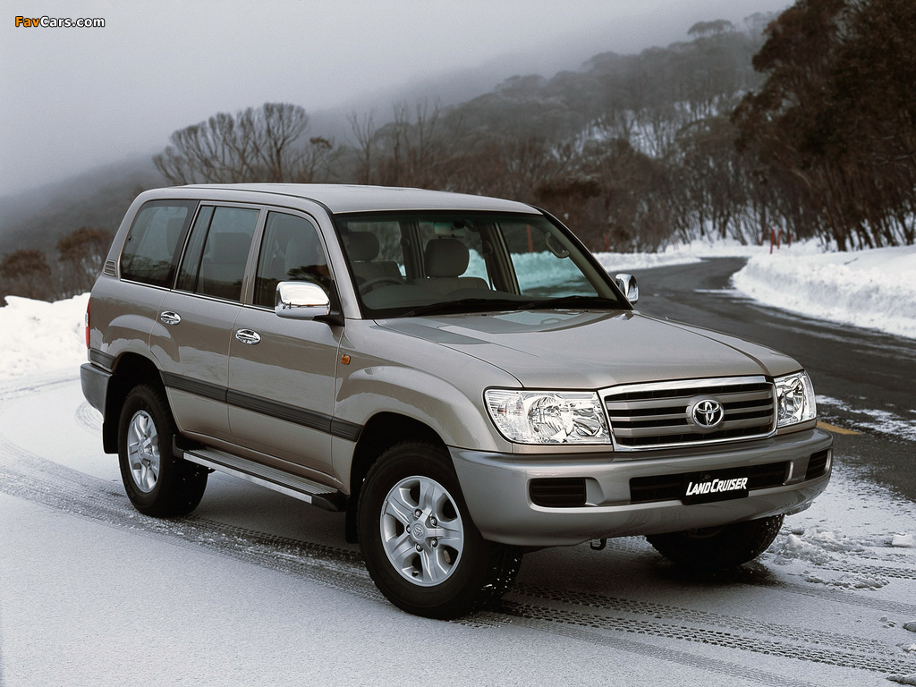 Toyota Land Cruiser 100 GXL AU-spec (J100-101) 2005–07 images (1024 x 768)