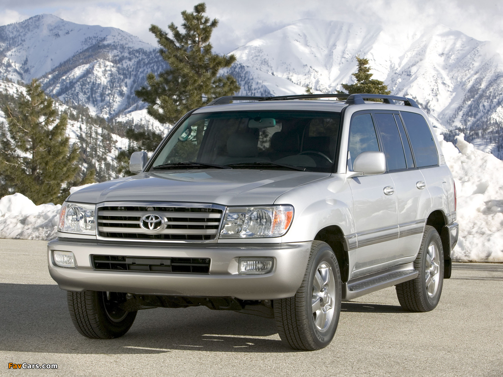 Toyota Land Cruiser 100 US-spec (UZJ100W) 2005–07 photos (1024 x 768)