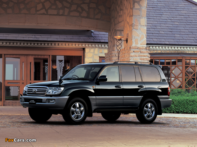 Toyota Land Cruiser 100 Wagon VX Limited G-Selection Touring Edition JP-spec (UZJ100W) 2005–07 wallpapers (640 x 480)
