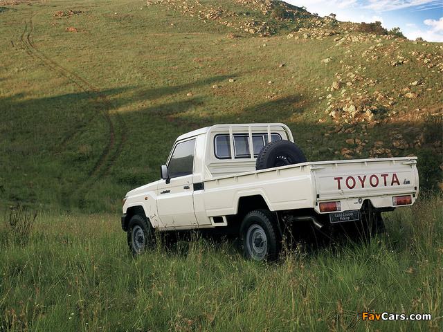 Toyota Land Cruiser Pickup ZA-spec (J79) 2007 images (640 x 480)