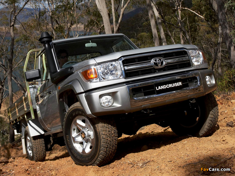 Toyota Land Cruiser Cab Chassis GXL (J79) 2007 images (800 x 600)