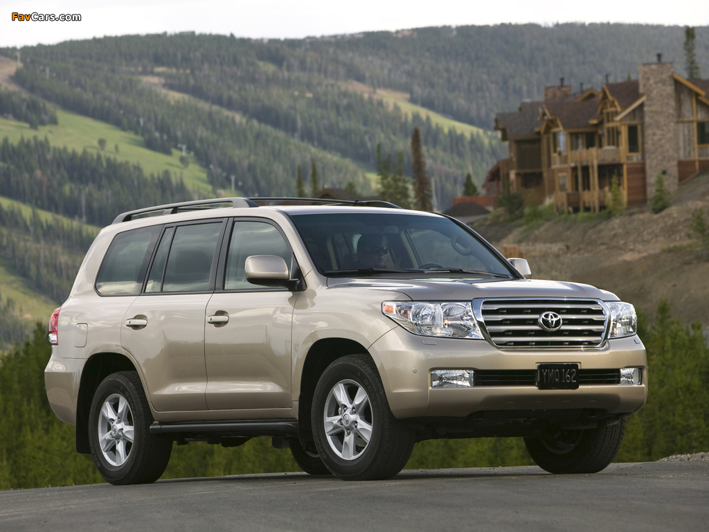 Toyota Land Cruiser 200 US-spec (URJ200) 2007–12 wallpapers (1024 x 768)