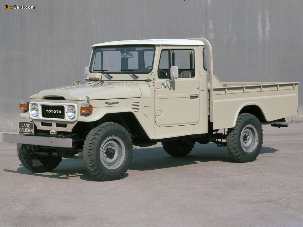 Toyota Land Cruiser Pickup (FJ45L) 1979–84 wallpapers (1024 x 768)