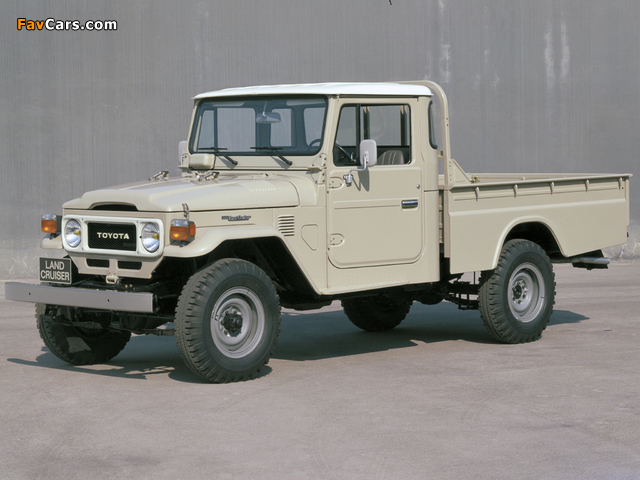 Toyota Land Cruiser Pickup (FJ45L) 1979–84 wallpapers (640 x 480)