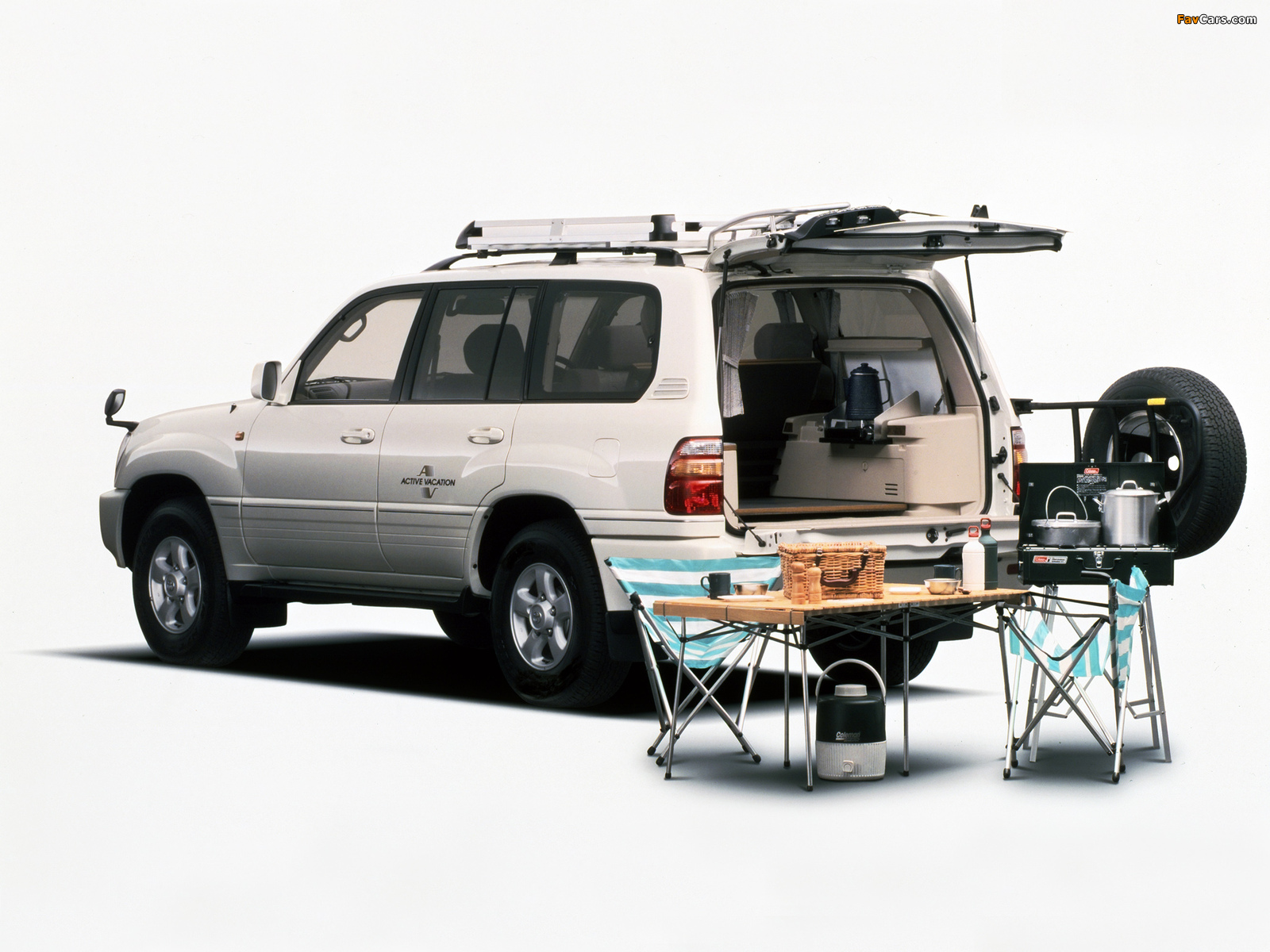 Toyota Land Cruiser 100 VX Active Vacation (UZJ100W) 2000–02 wallpapers (1600 x 1200)