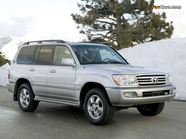 Toyota Land Cruiser 100 US-spec (UZJ100W) 2005–07 wallpapers (640 x 480)