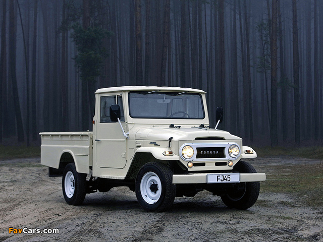 Toyota Land Cruiser Pickup (FJ45L) 1960–79 wallpapers (640 x 480)