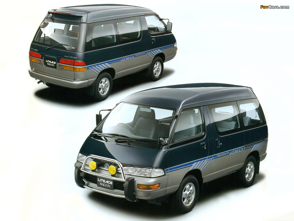 Toyota LiteAce Wagon GXL Field Tourer 4WD (YR30G) 1993–96 pictures (1024 x 768)