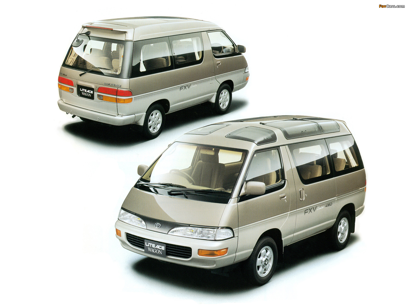 Toyota LiteAce Wagon FXV Limited (YR30G) 1993–96 wallpapers (1600 x 1200)