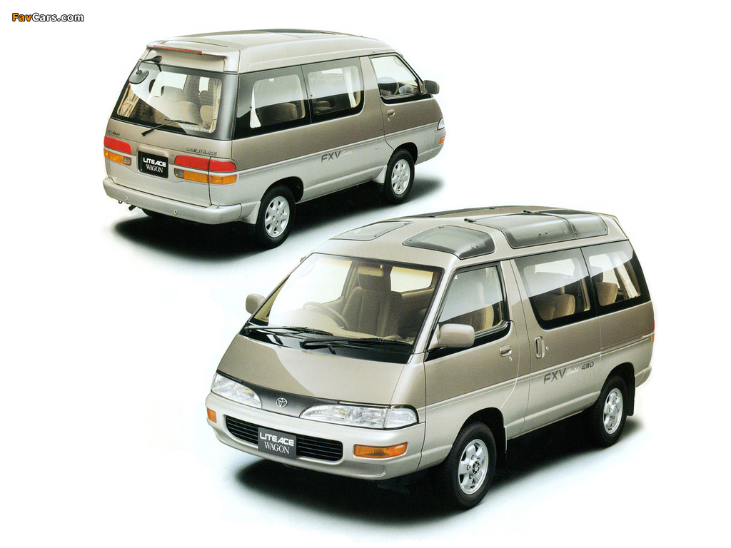 Toyota LiteAce Wagon FXV Limited (YR30G) 1993–96 wallpapers (1024 x 768)