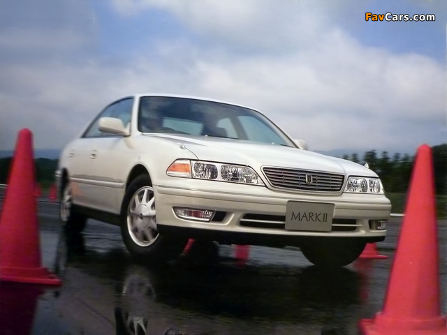 Pictures of Toyota Mark II 2.5 Grande G (E-JZX100) 1996–98 (640 x 480)