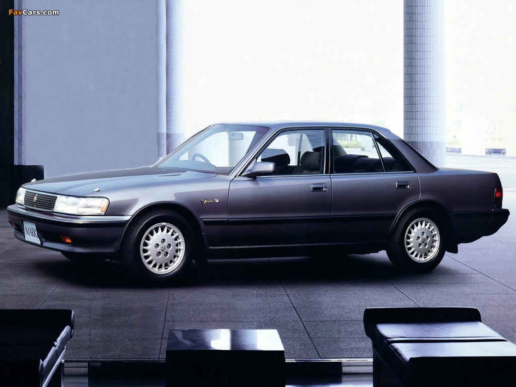 Toyota Mark II Sedan 3.0 Grande G (E-MX83) 1989–96 images (1024 x 768)