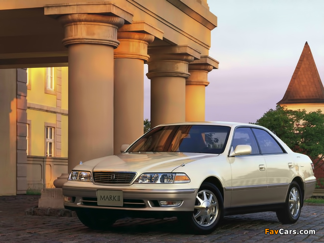 Toyota Mark II 2.5 Grande G (E-JZX100) 1996–98 pictures (640 x 480)