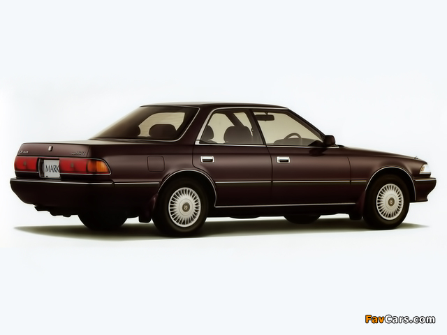 Toyota Mark II Hardtop GR Saloon (LX80) 1989–92 wallpapers (640 x 480)