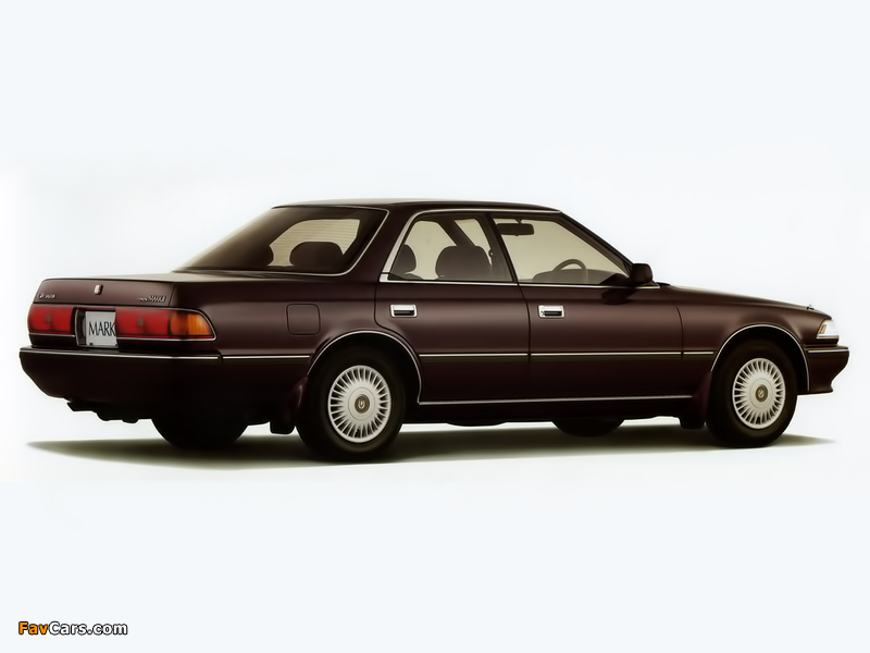 Toyota Mark II Hardtop GR Saloon (LX80) 1989–92 wallpapers (800 x 600)