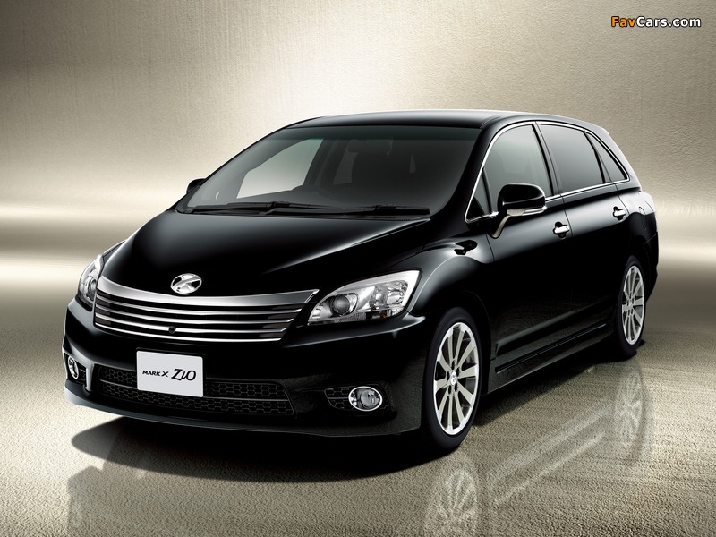 Pictures of Toyota Mark X ZiO Aerial (ANA10) 2011 (800 x 600)