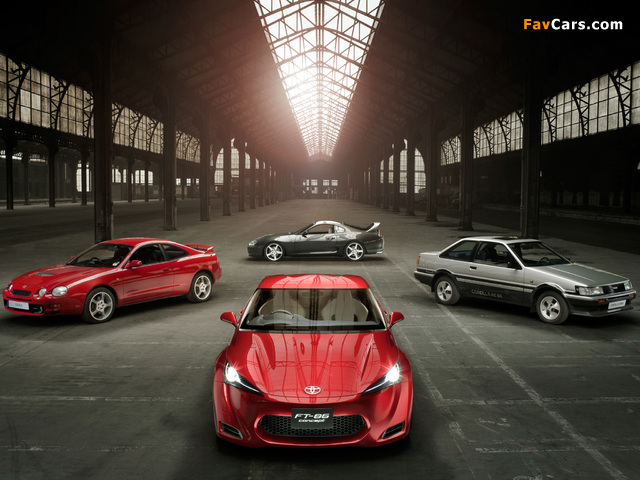 Toyota Corolla GT, Supra, Celica & FT-86 Concept images (640 x 480)