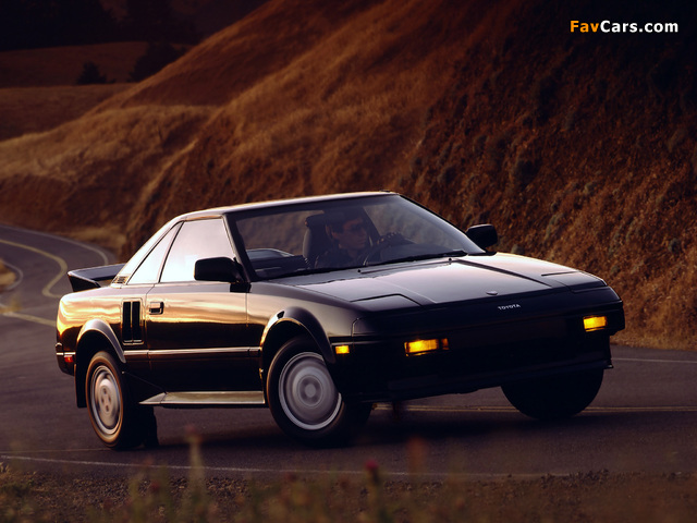 Toyota MR2 US-spec (AW11) 1985–89 wallpapers (640 x 480)