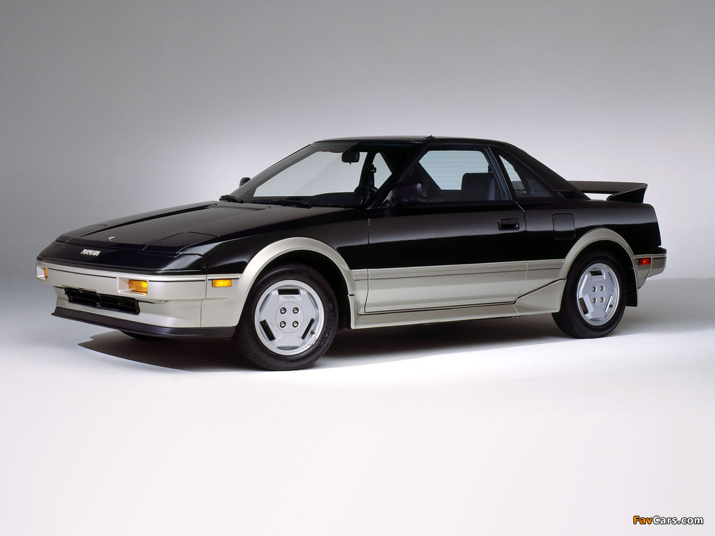 Toyota MR2 US-spec (AW11) 1985–89 wallpapers (1024 x 768)