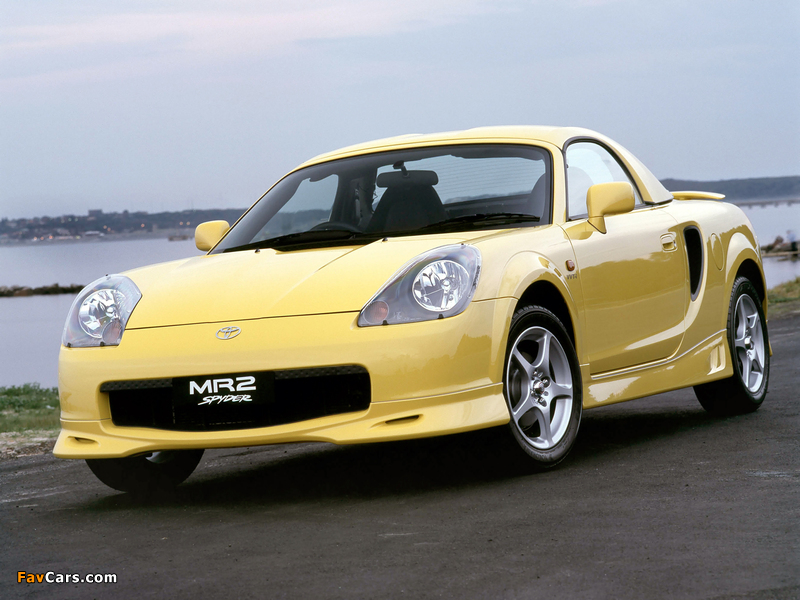 Toyota MR2 Spyder Sportivo AU-spec 1999–2002 images (800 x 600)